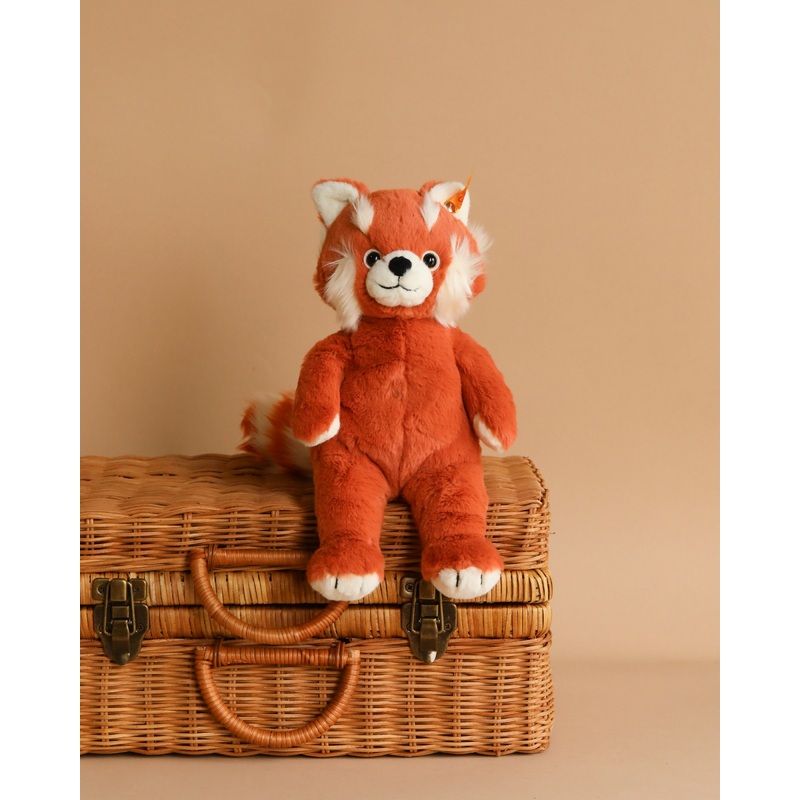 Steiff, Benji Red Panda Stuffed Animal Plush, 11 Inches