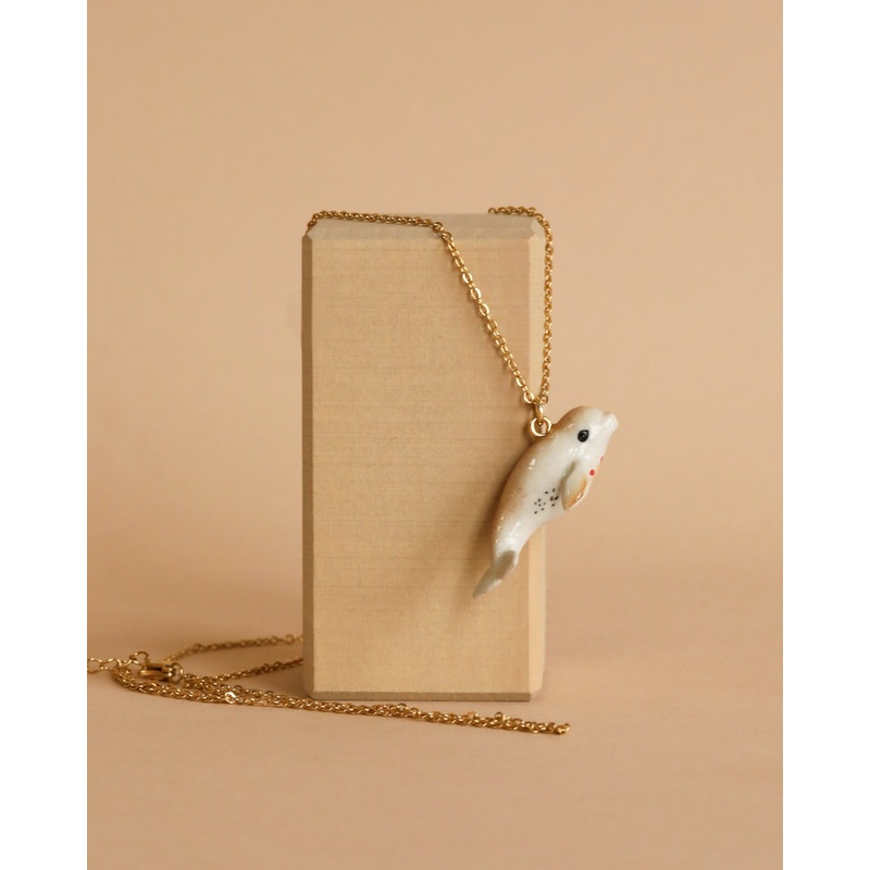 White Beluga Necklace