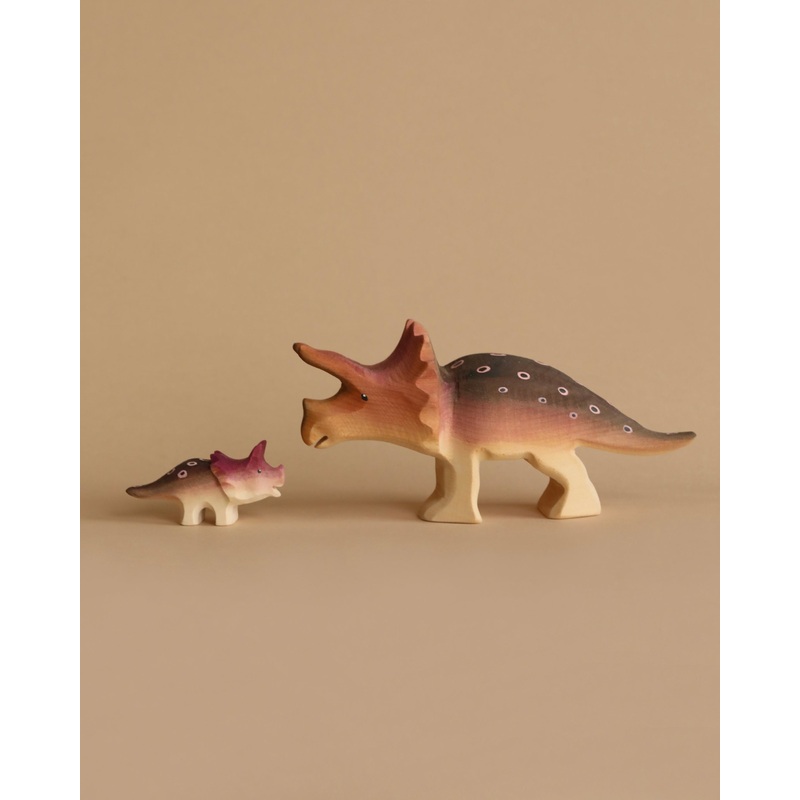 Bumbu Handmade Triceratops Dinosaur Set