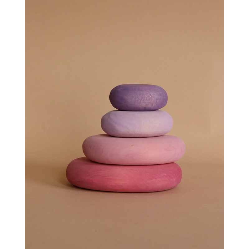 Grimm's Flamingo Pebbles Stacker