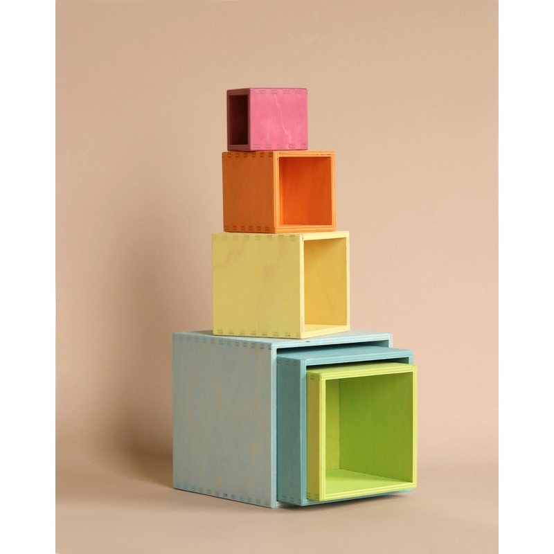 Grimm's Large Pastel Set of Boxes