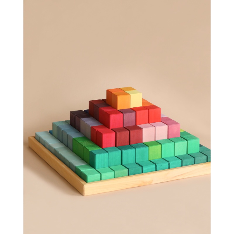 Grimm's Large Stepped Pyramid Block Set