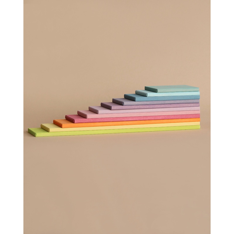 Grimm's Pastel Building Boards Set