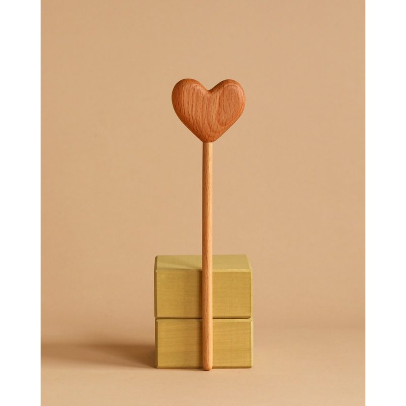 Handmade Wooden Heart Magic Wand