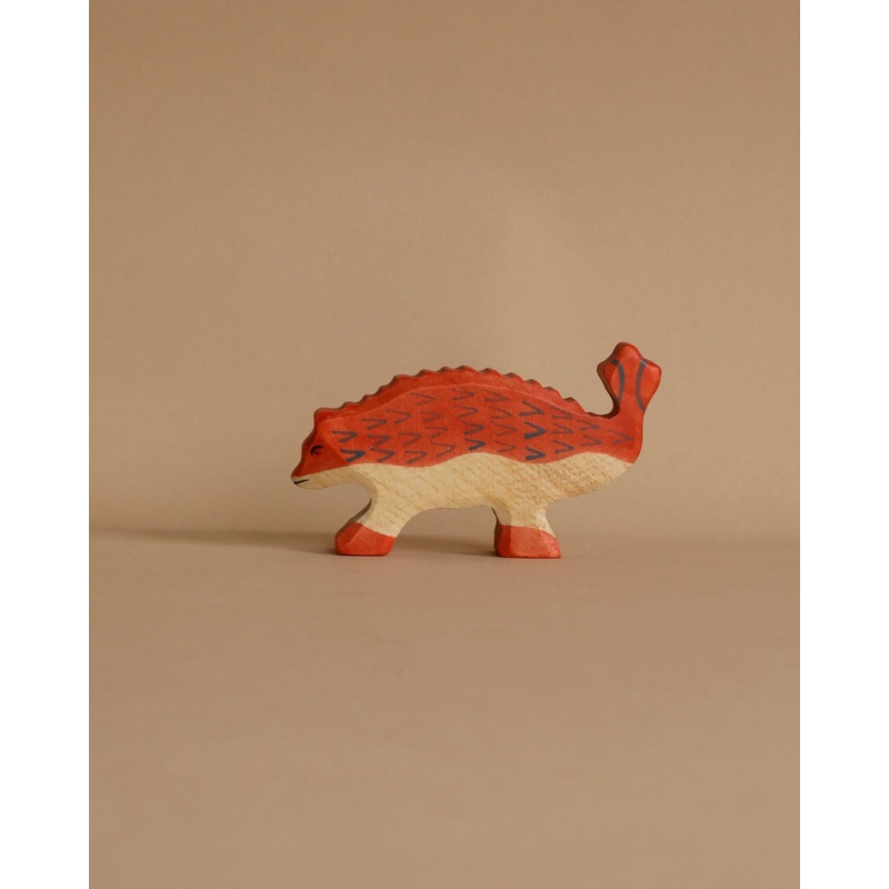 Holztiger Ankylosaurus Dinosaur