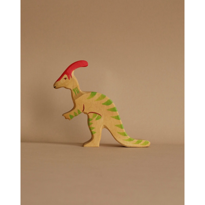 Holztiger Parasaurolophus Dinosaur