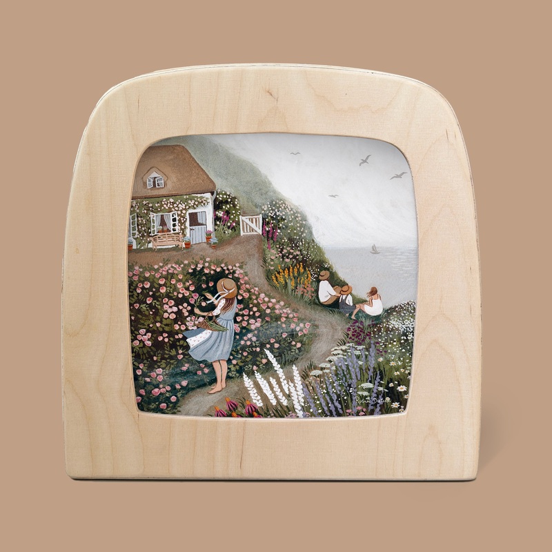 Silhouette Only -  Rose Cottage Silhouette for Toverlux Lamp