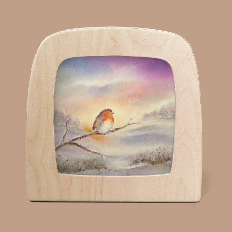 Silhouette Only - Winter Robin Silhouette for Toverlux Lamp
