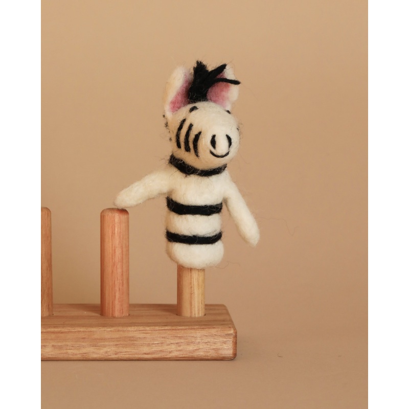 Zebra Finger Puppet