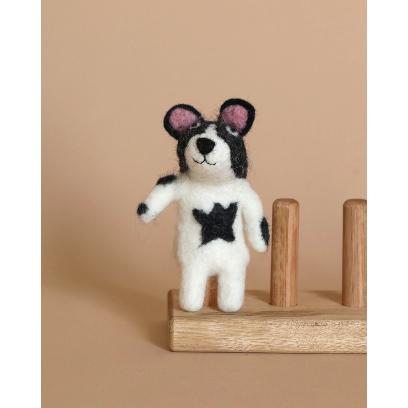 French Bull Dog Finger Puppet