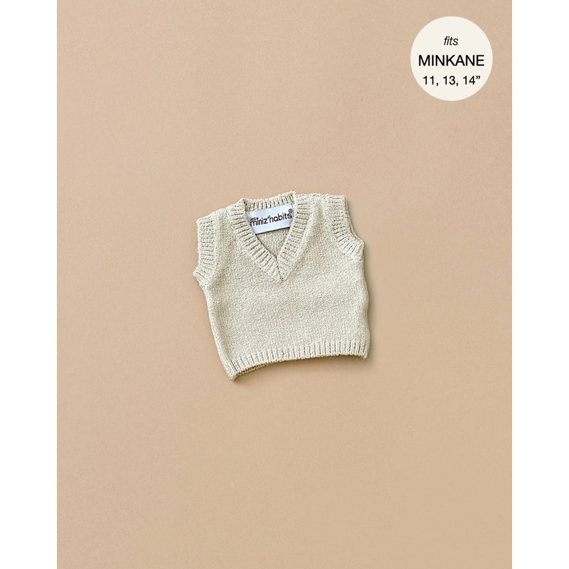 Minikane Doll Clothing | Leonardo Tank Top - Cream