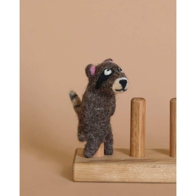 Raccoon Finger Puppet