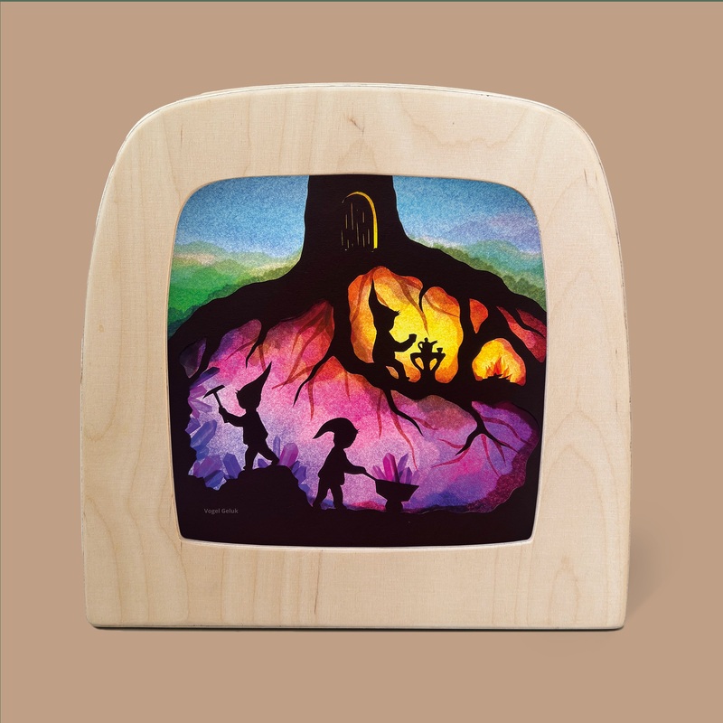 Silhouette Only - Dwarfs for Toverlux Lamp