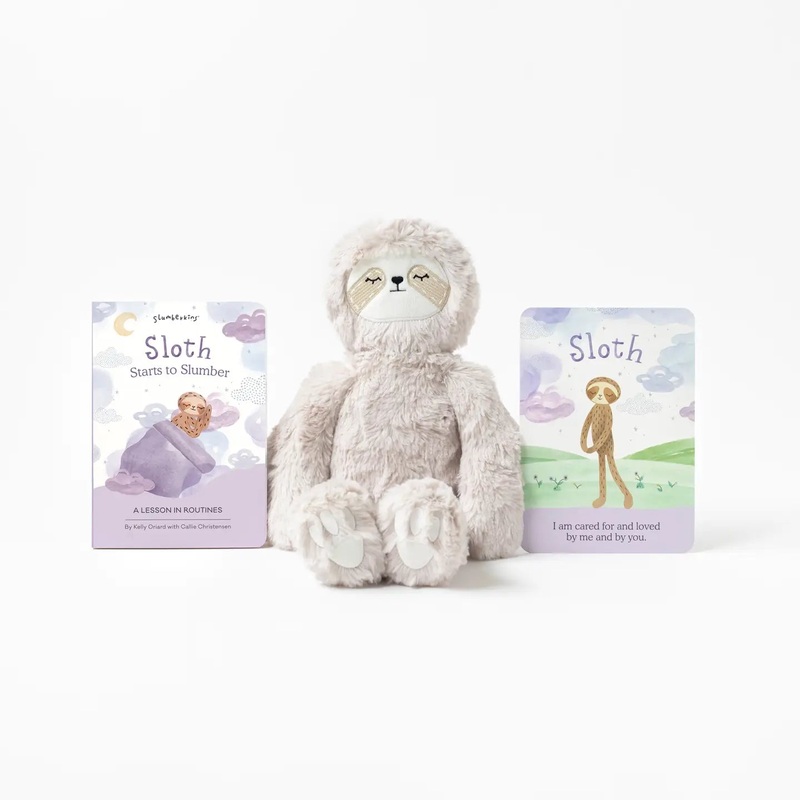 Slumberkins Sloth Kin + Lesson Book - Starts to Slumber
