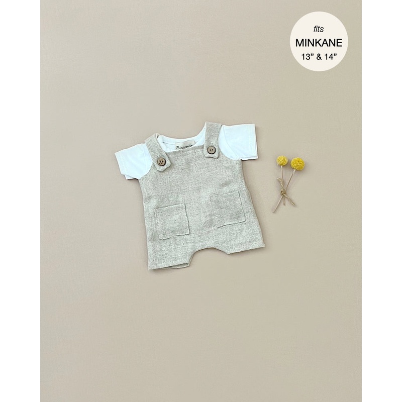 Minikane Doll Clothing | Antonin Overalls Set Doll Clothing