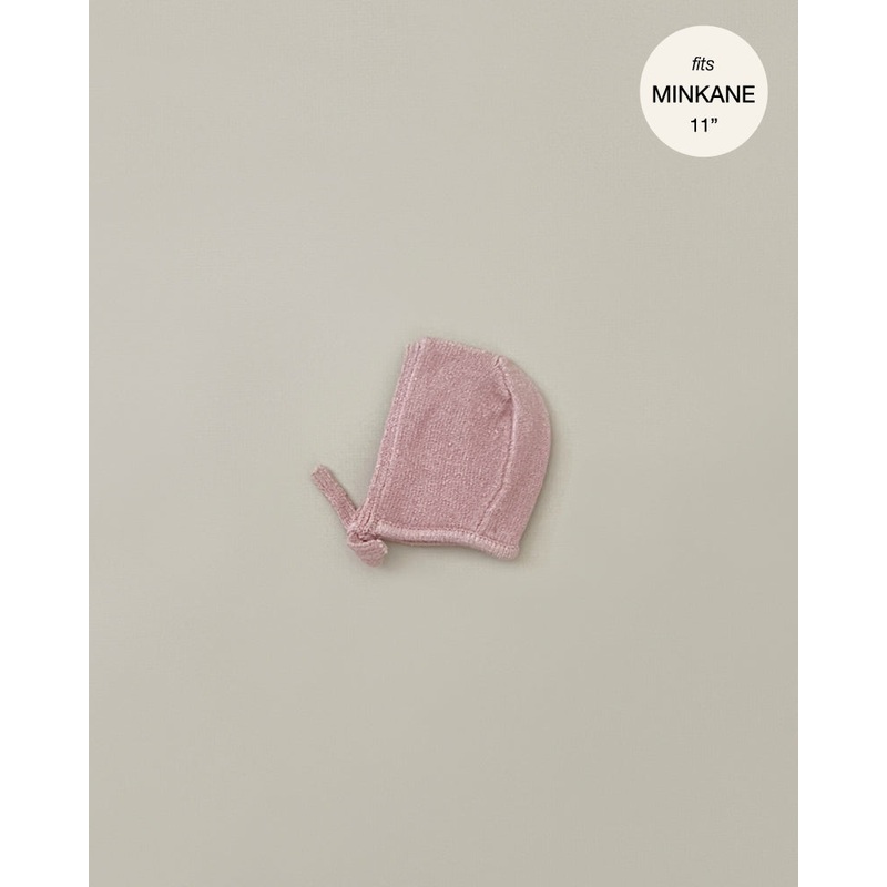 Minikane Doll Clothing | lie Knit Bonnet - Tea Pink