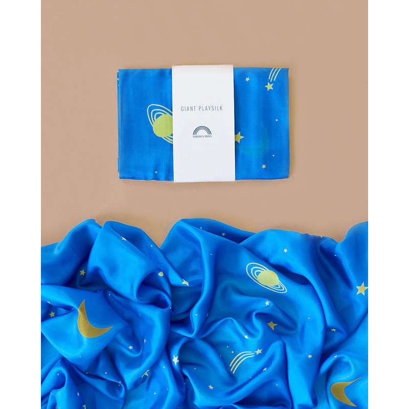 Sarah's Silk Giant Starry Night Playsilk