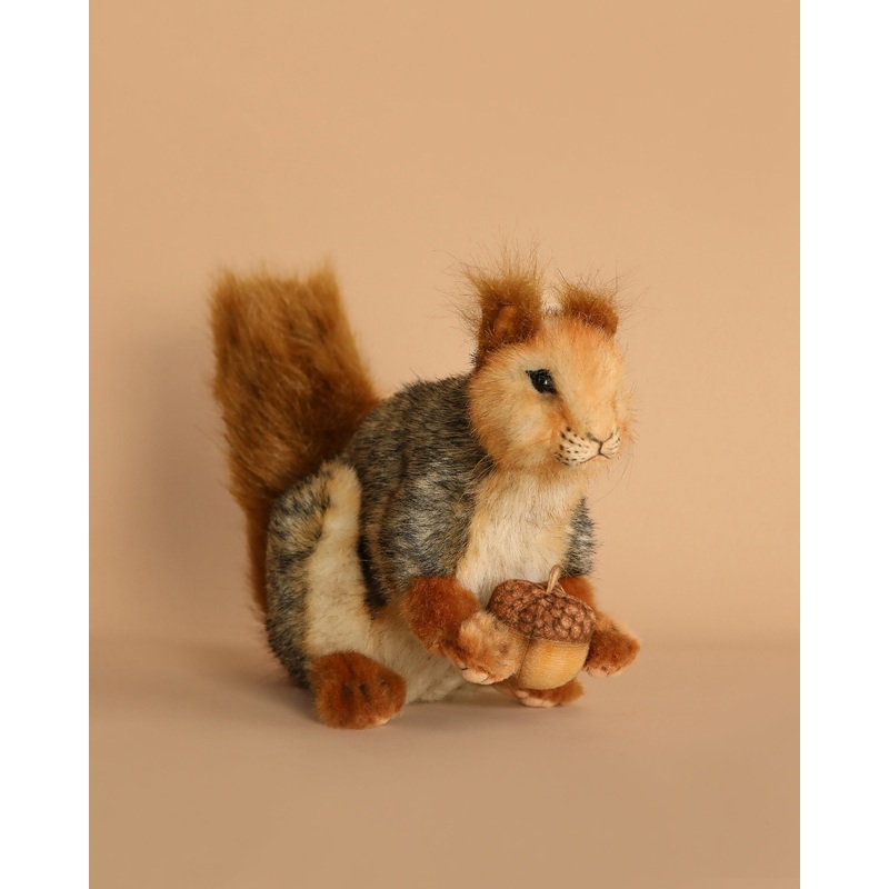 Sitting Gray Squirrel Stuffed Animal