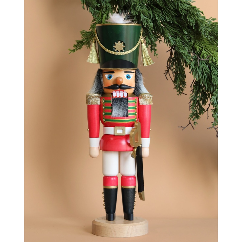 Christian Ulbricht Collectible Wooden Nutcracker - Red Soldier