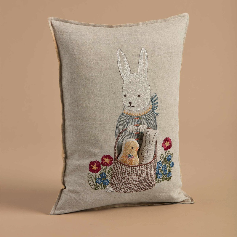 Coral & Tusk Easter Bunny Pocket Pillow