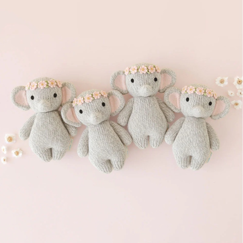 Cuddle + Kind Baby Elephant, Blush Floral