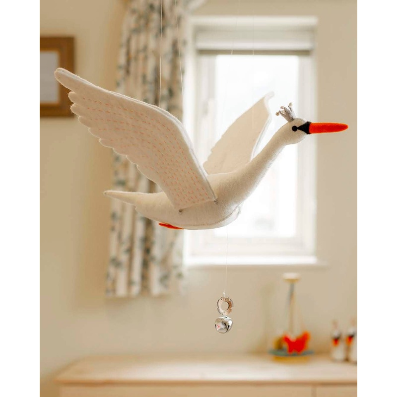Handmade Swan Mobile