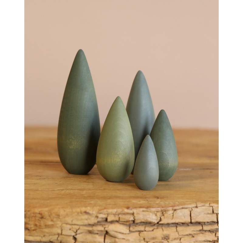 Handmade Wooden Bush Set
