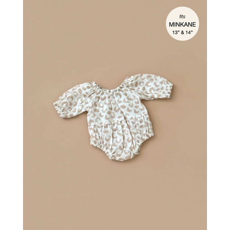 Minikane Doll Clothing | Cotton Bertille Romper - Feline