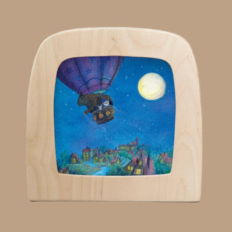Silhouette Only - Goodnight Sandman silhouette - Air Balloon for Toverlux Lamp