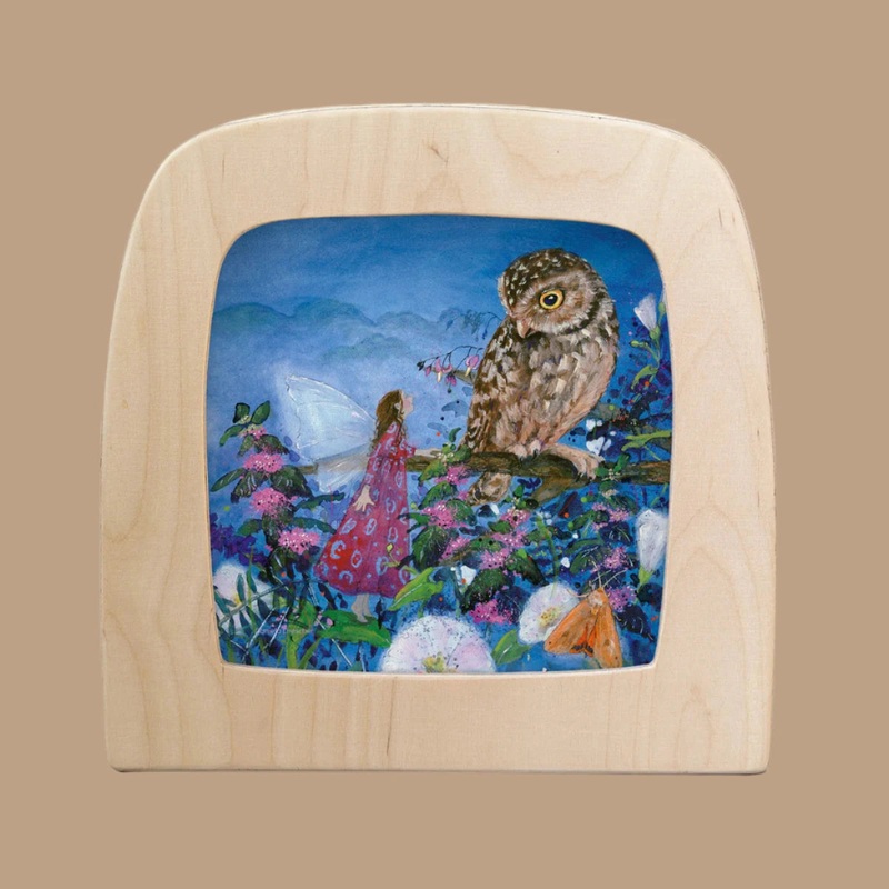 Silhouette Only - Little Fairy Can't Sleep Silhouette - Owl for Toverlux Lamp