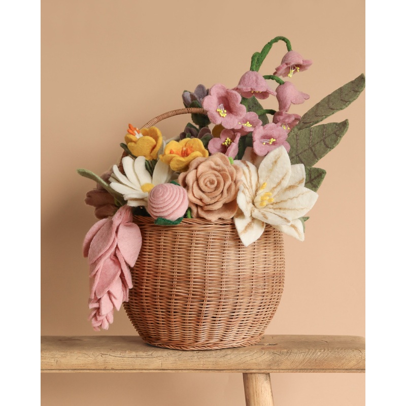Basket Of Flower Flowers