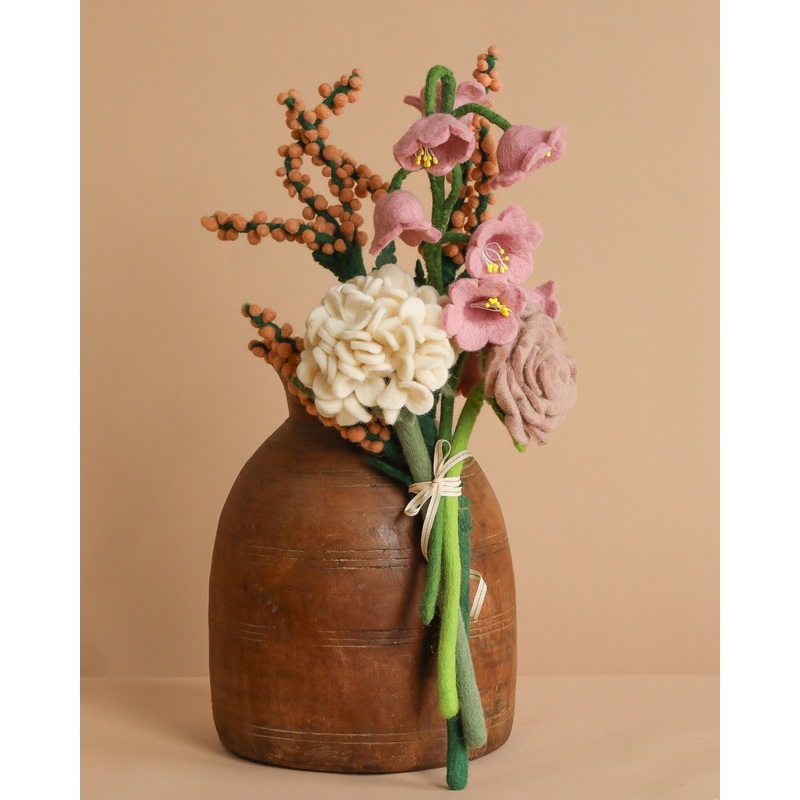 Handcrafted Felt Flower Bouquet