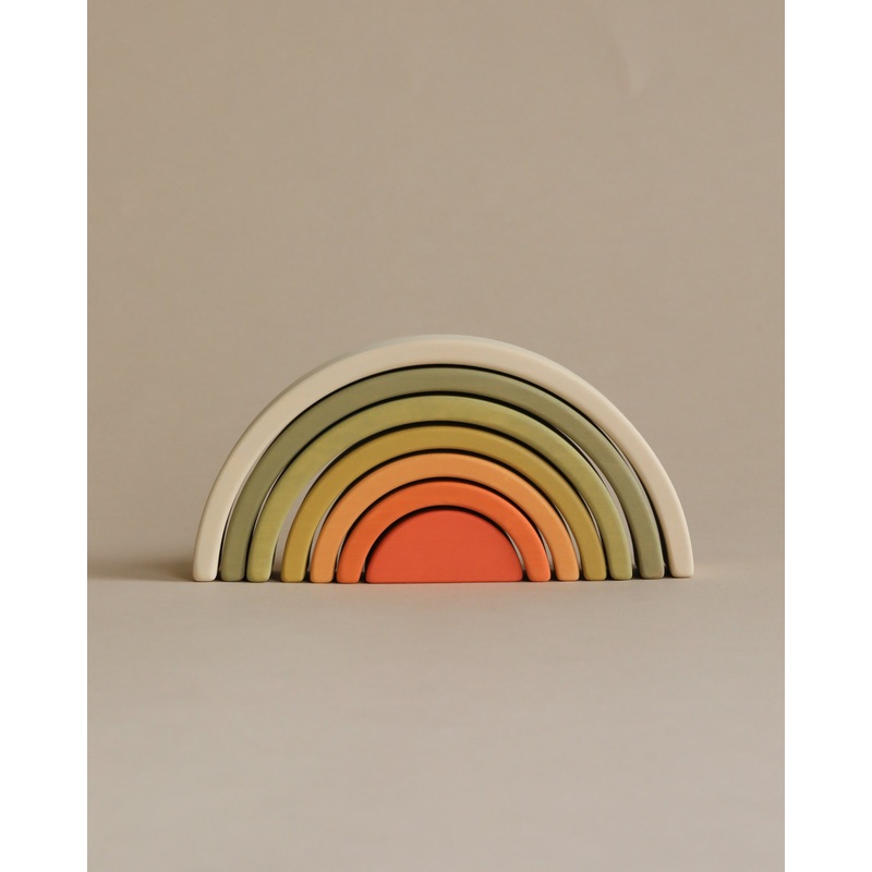 Handmade Mini Rainbow Stacker - Flower Meadow