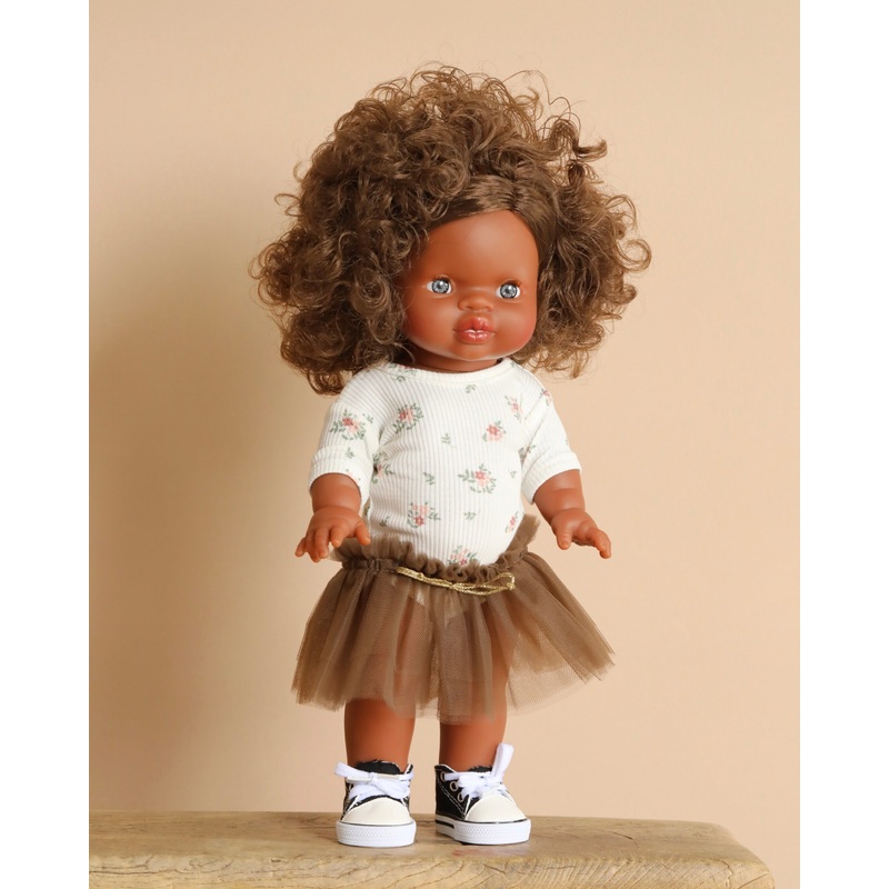 Minikane Standing Doll (14") - Charlie With Outfit & Shoes