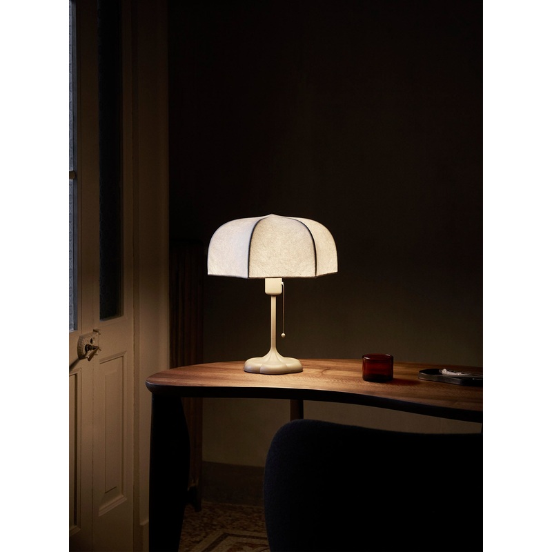 Poem Table Lamp - White/Cashmere