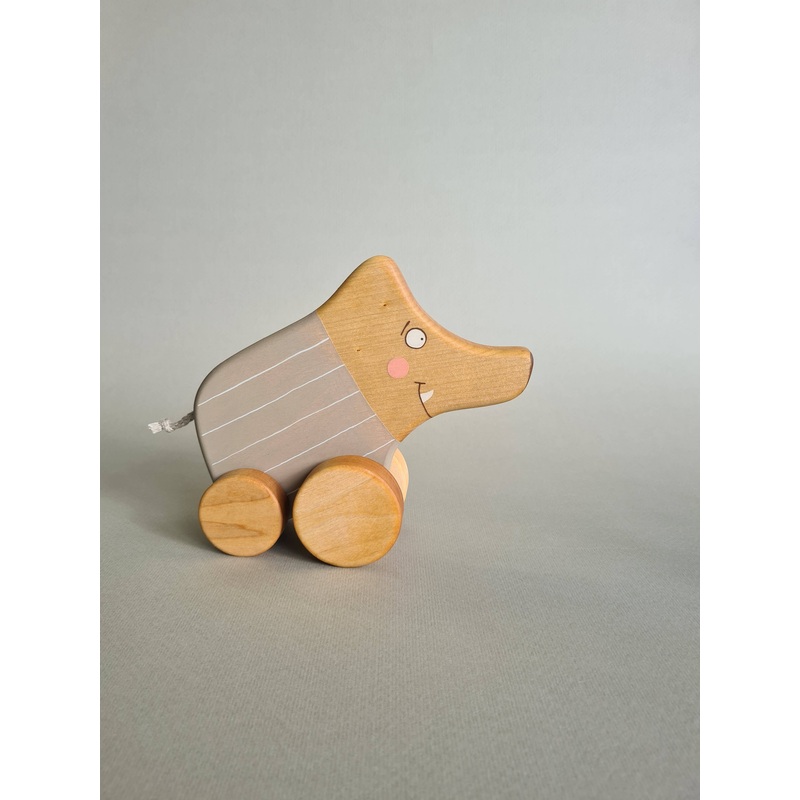 Pull and Push Toy Little Wild Boar