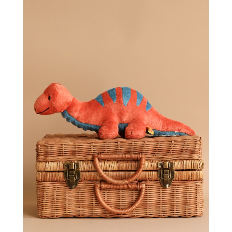Steiff, Bronko Brontosaurus Dinosaur Plush Stuffed Toy, 11 Inches