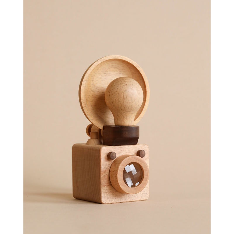 Fathers Factory | Wooden Light Bulb Camera