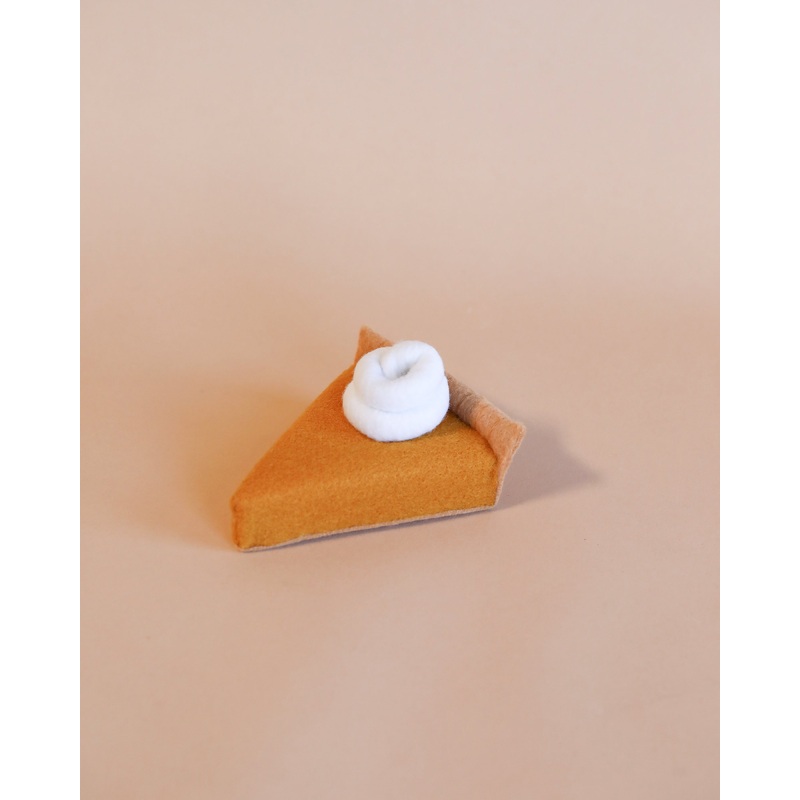 Handmade Felt Pumpkin Pie