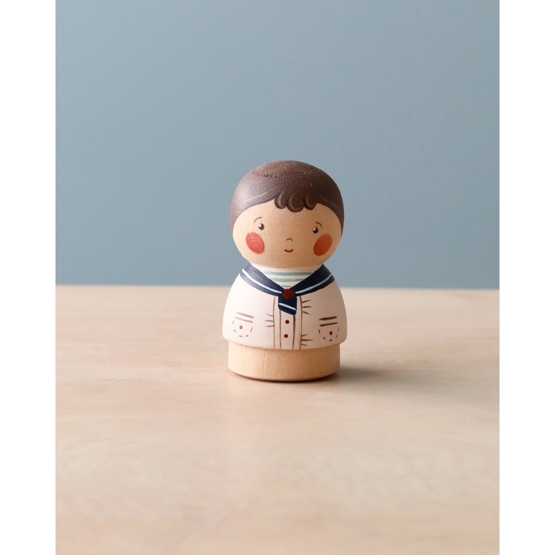 Handmade Peg Doll - Boy