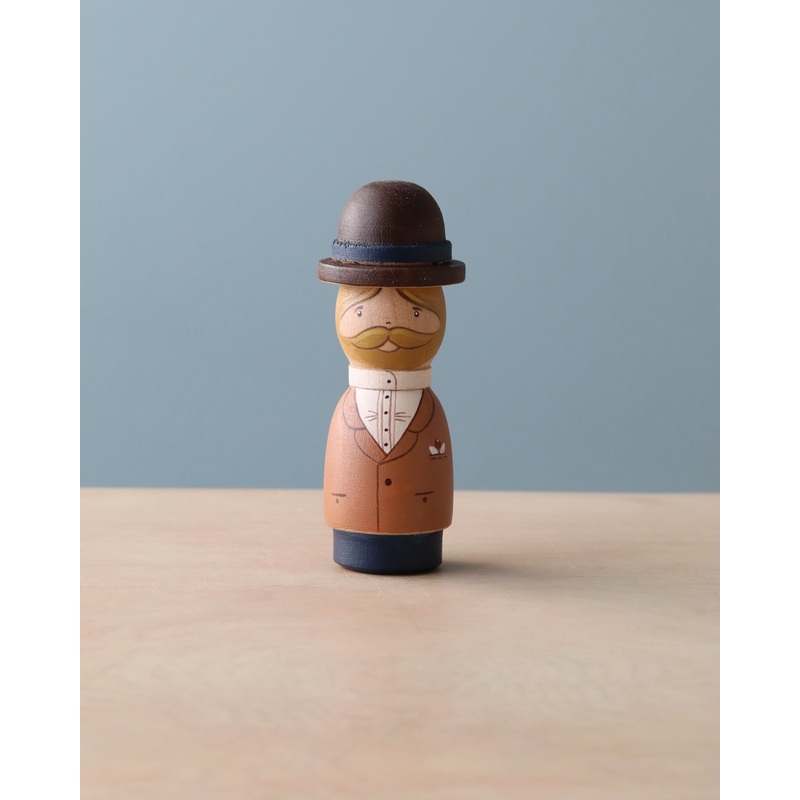 Handmade Peg Doll - Dad