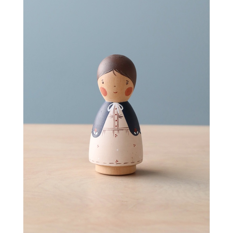 Handmade Peg Doll - Mom