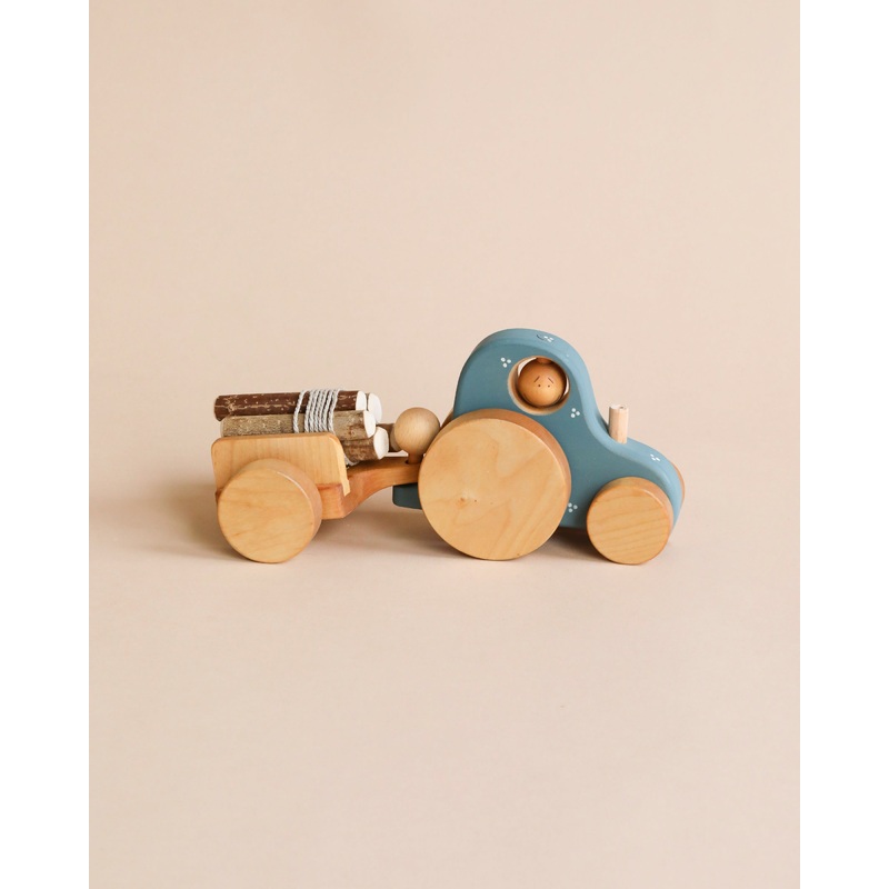 Handmade Wooden Tractor