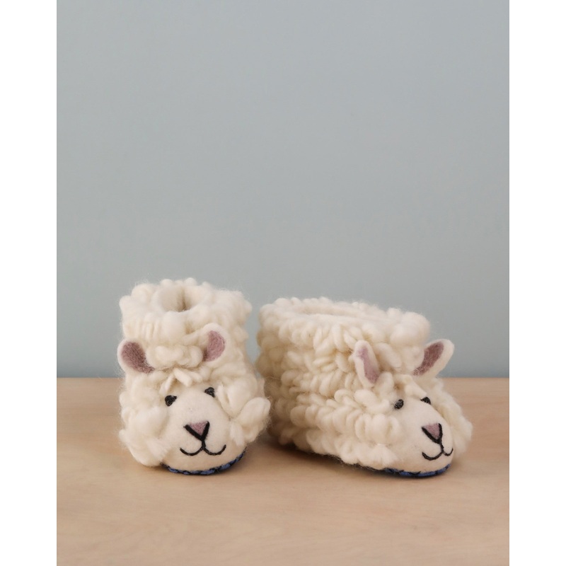 Handmade Wool Sheep Slippers