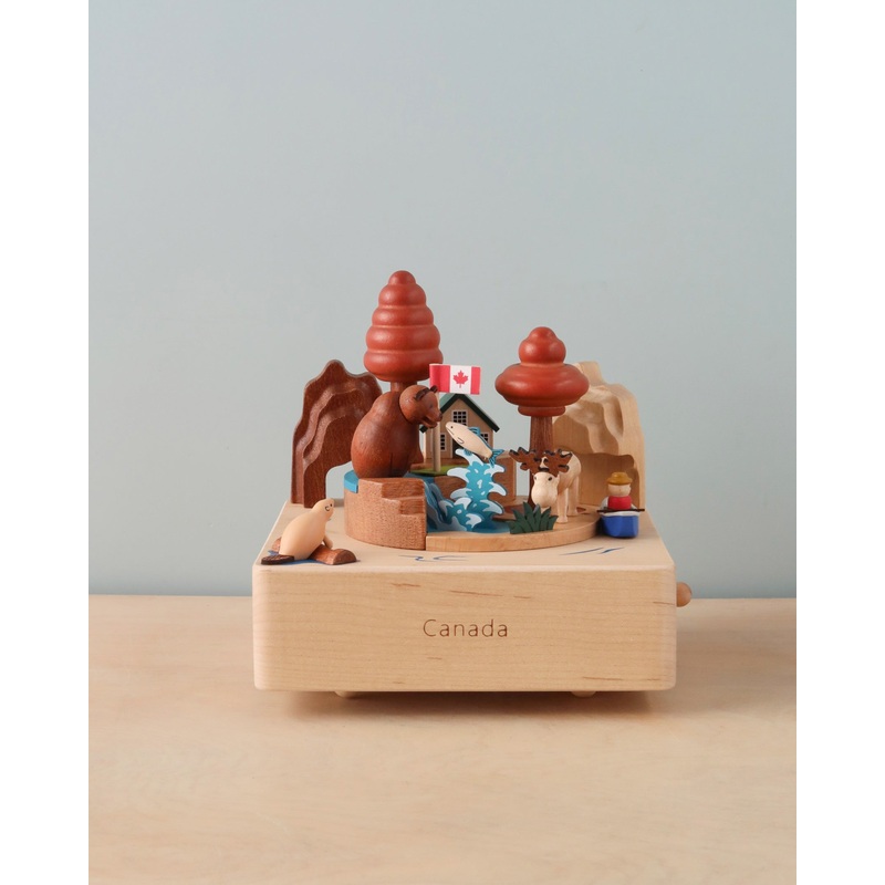Canada Wooden Music Box