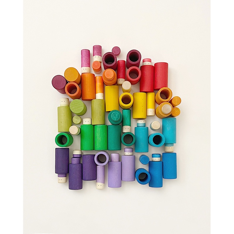 Grapat Lola Stack and Sort Play Set 72 pcs