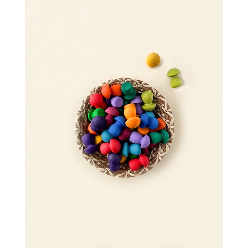 Grapat Mandala Rainbow Mushrooms