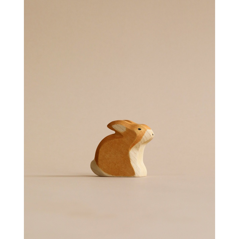 Handmade Holzwald Sitting Rabbit