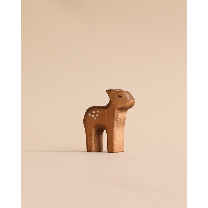 Handmade Holzwald Standing Fawn