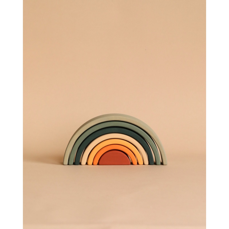 Handmade Mini Rainbow Stacker - Jungle
